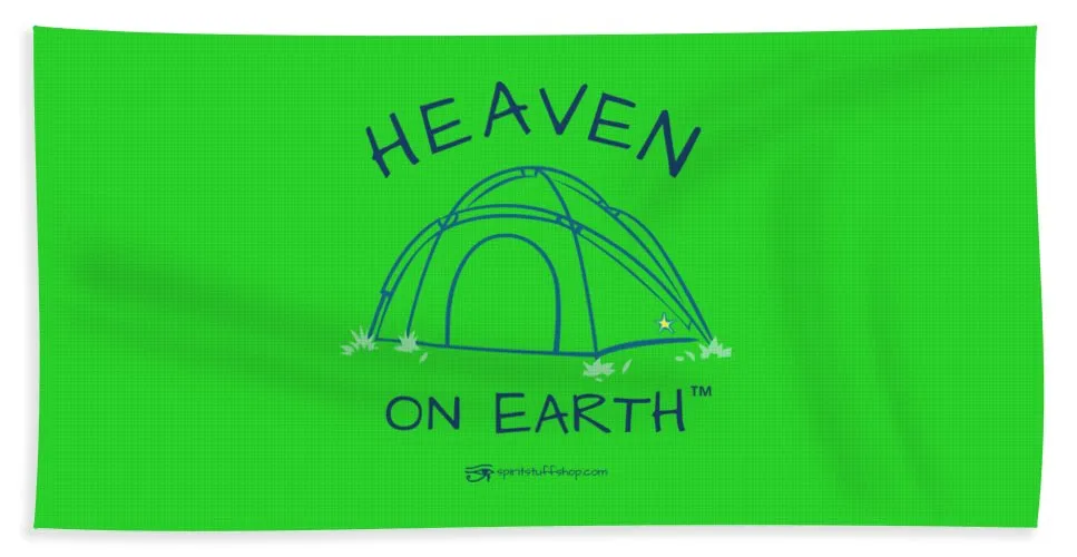 Camping/tent Heaven On Earth - Beach Towel