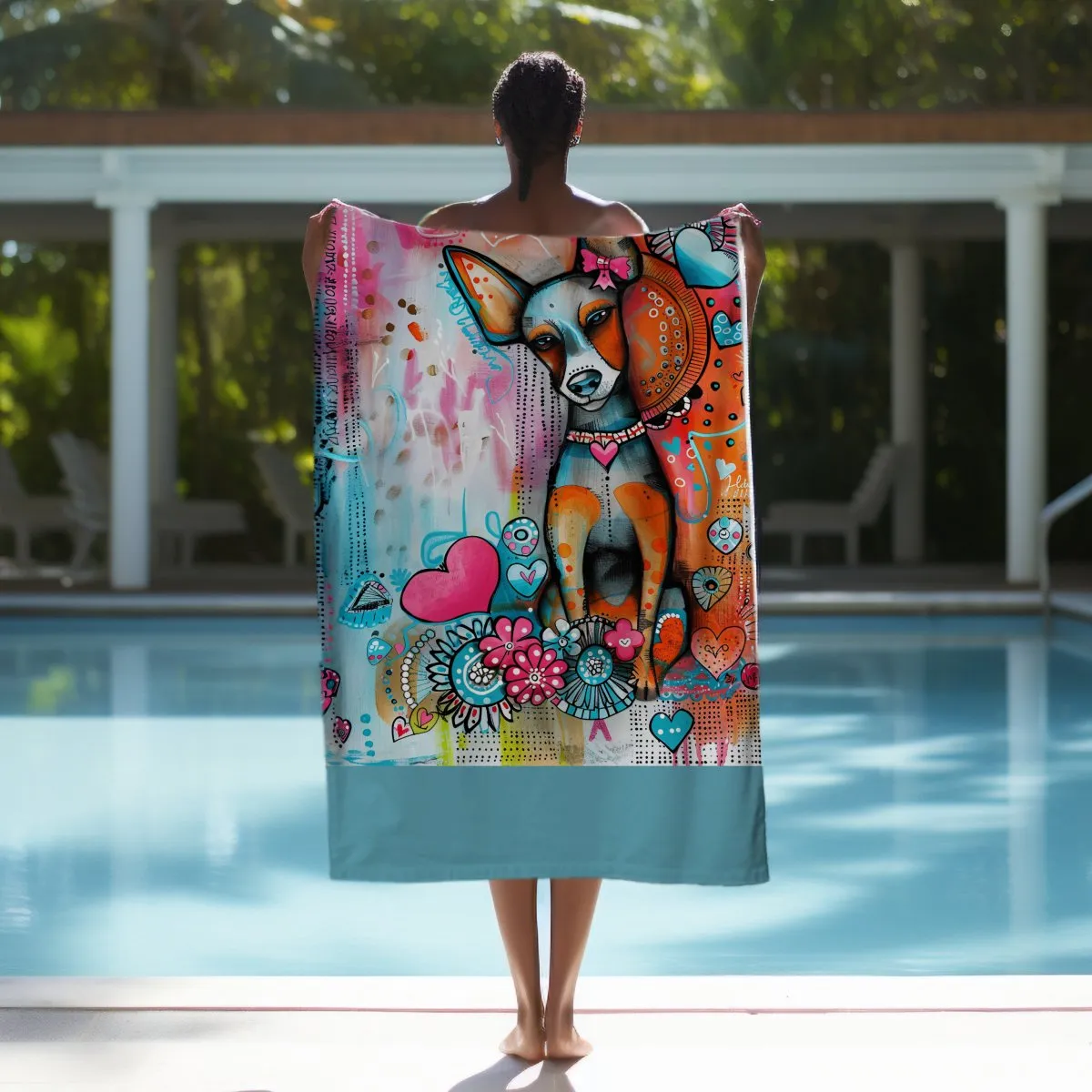Chihuahua Dog Beach Towel