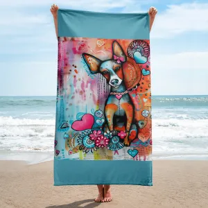 Chihuahua Dog Beach Towel
