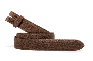 Chocolate Bison Matte Strap