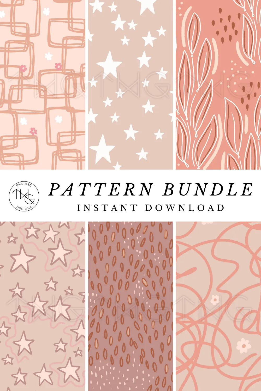 Clay Seamless Patterns