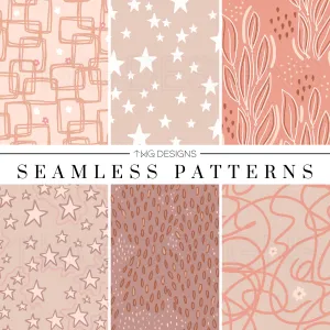 Clay Seamless Patterns