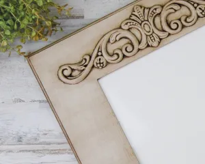 Coastal tan 8x10 embellished wall gallery photo frame