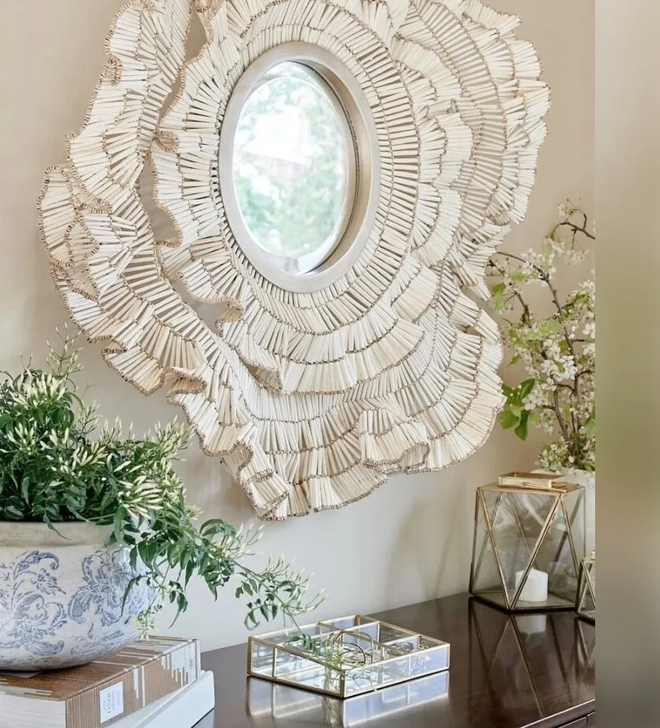 Coco Ruffle Mirror