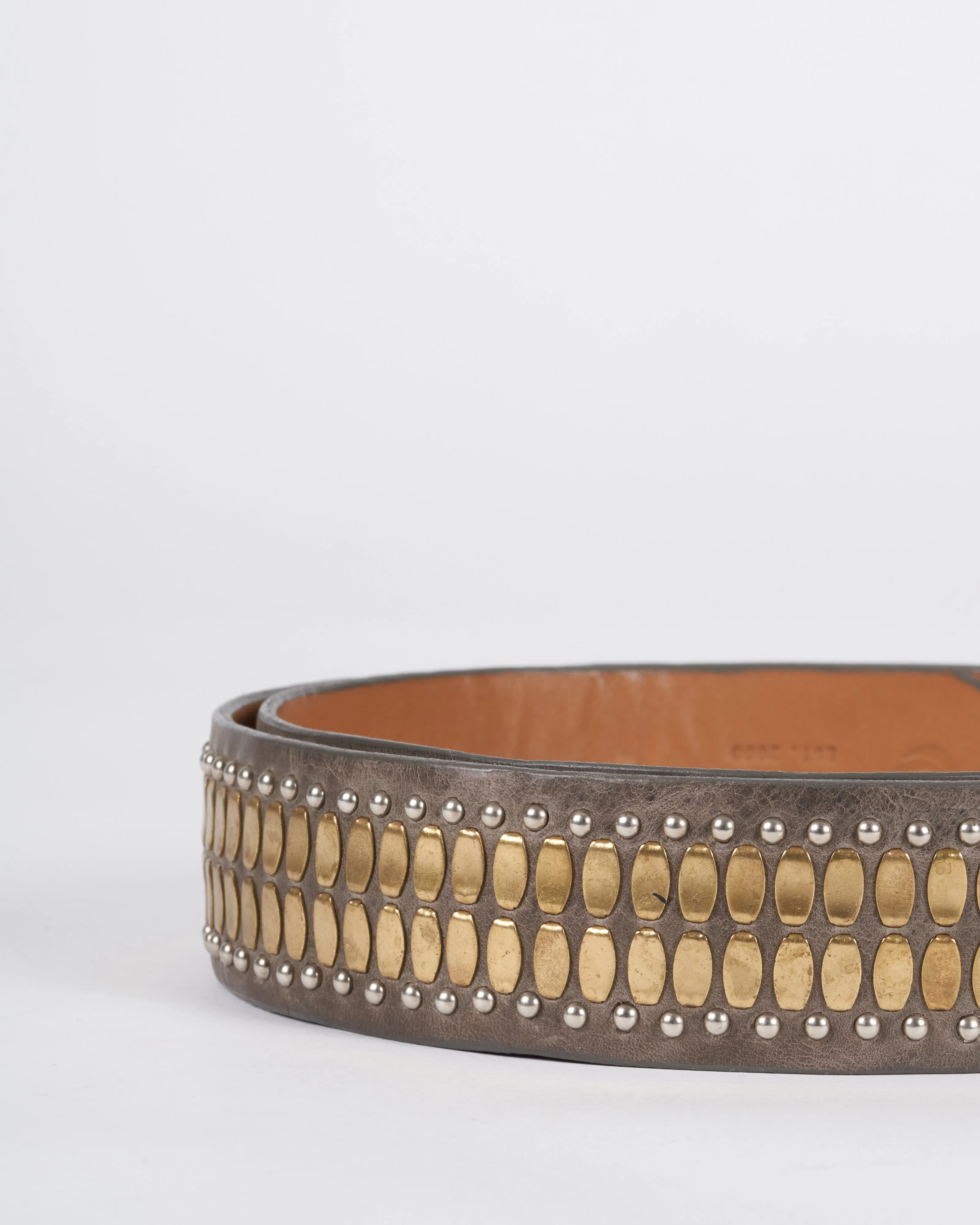 concha belt - grey rodeo