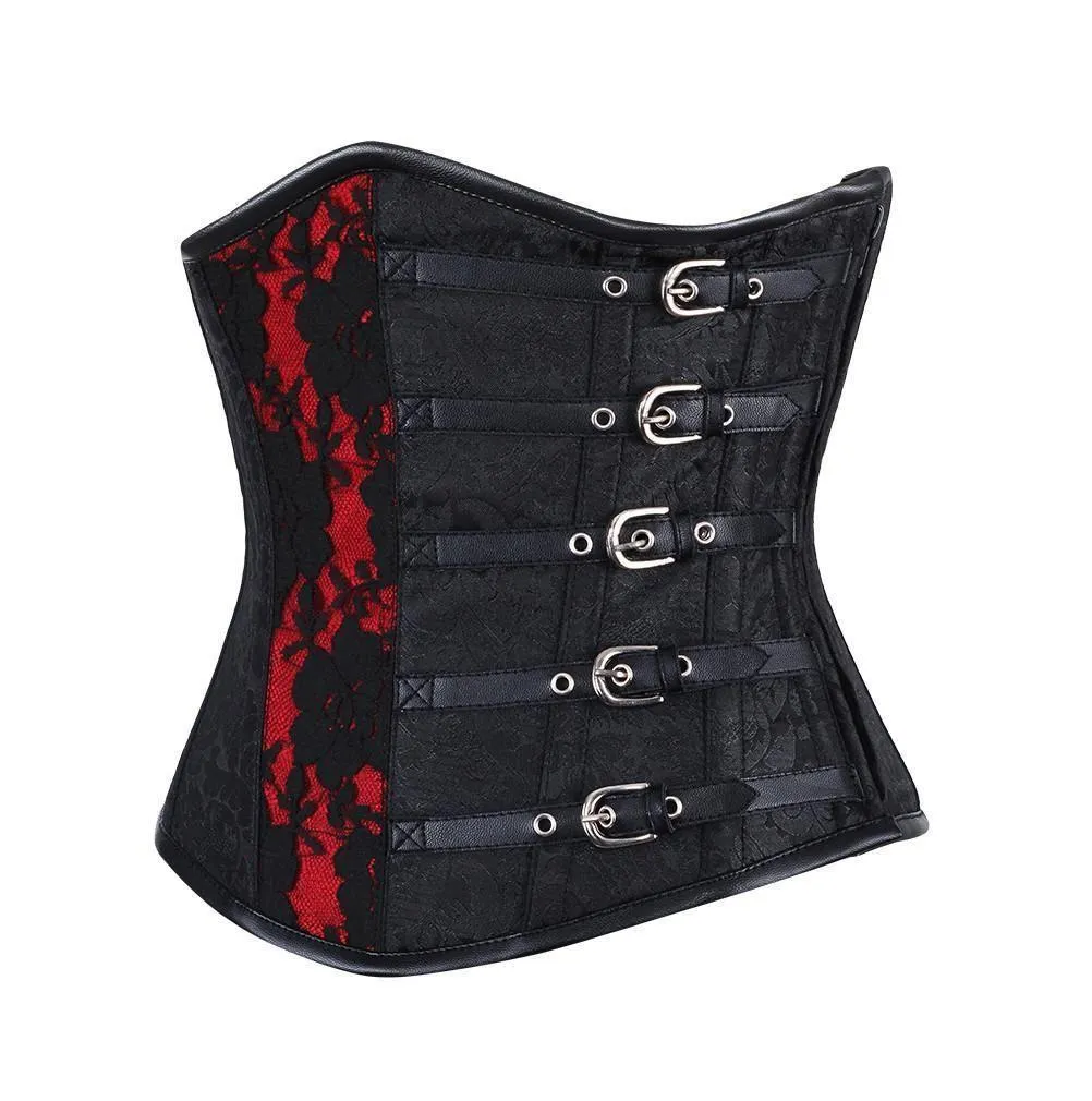 Corbin Black Gothic Underbust Corset
