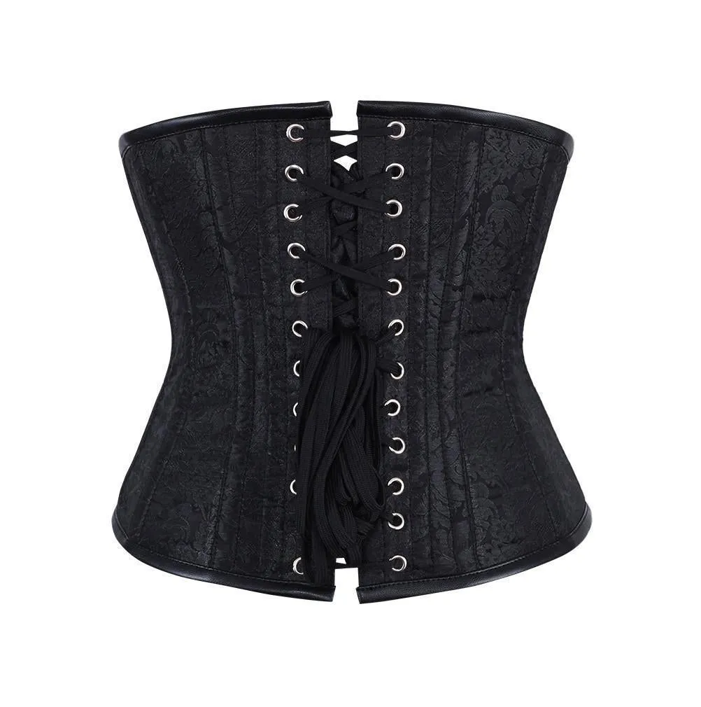 Corbin Black Gothic Underbust Corset
