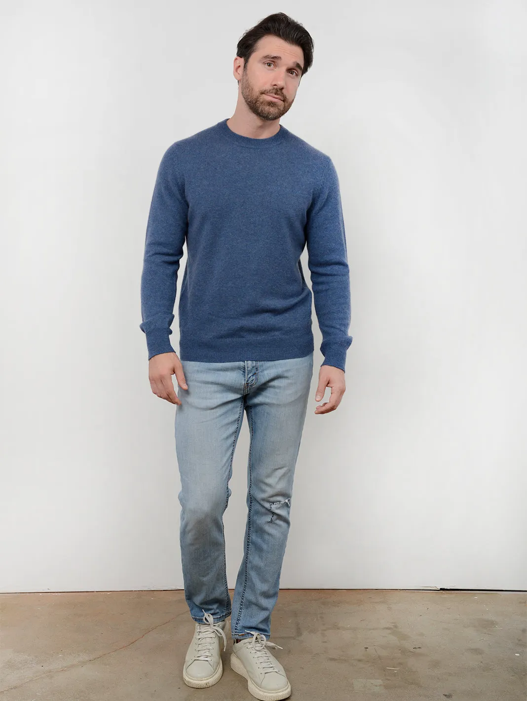 County Men's Cashmere Crewneck