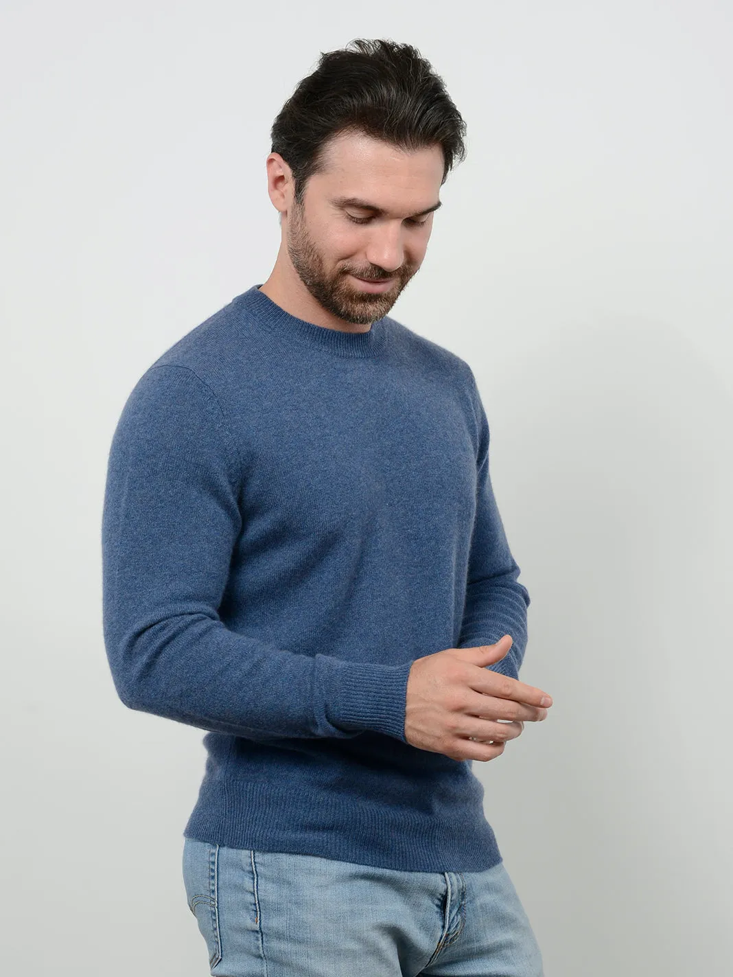 County Men's Cashmere Crewneck