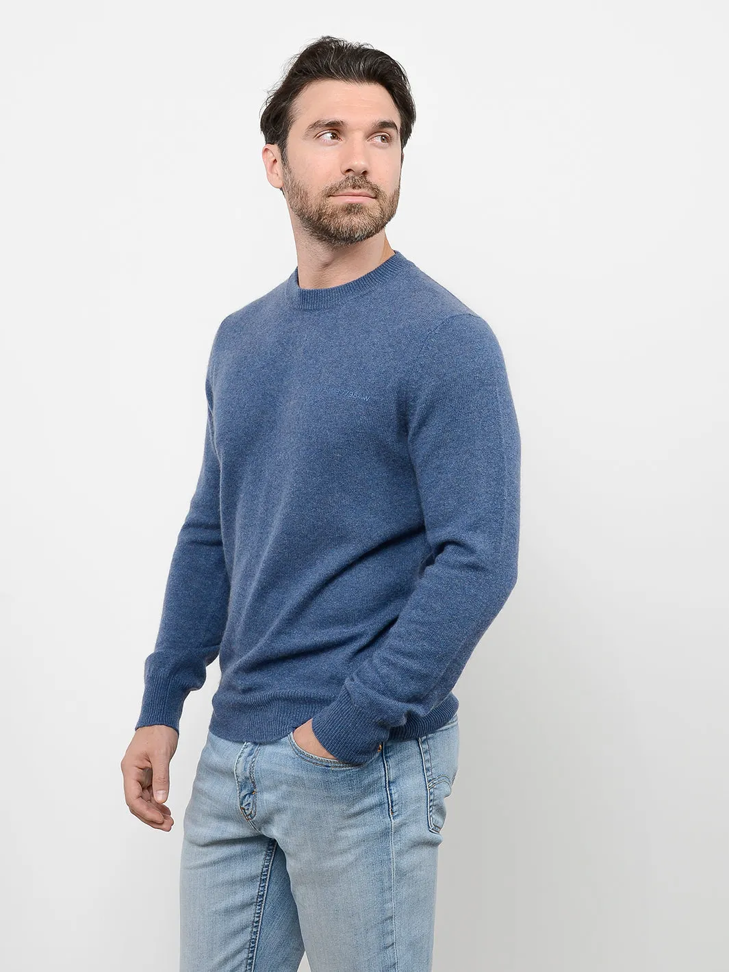 County Men's Cashmere Crewneck