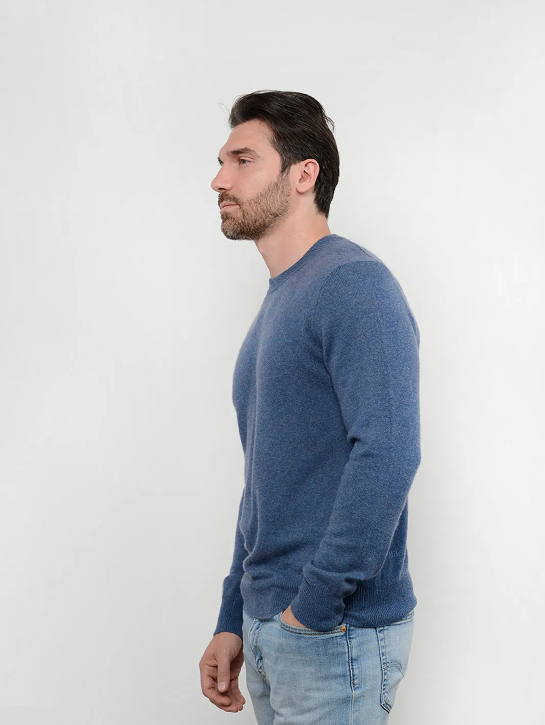 County Men's Cashmere Crewneck