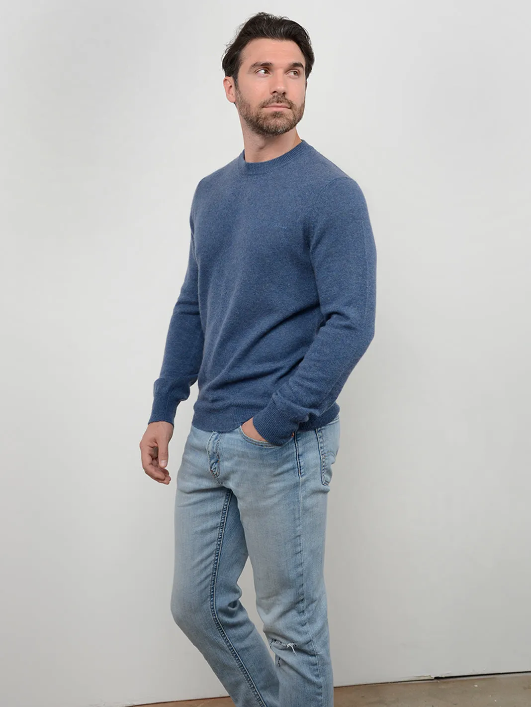 County Men's Cashmere Crewneck