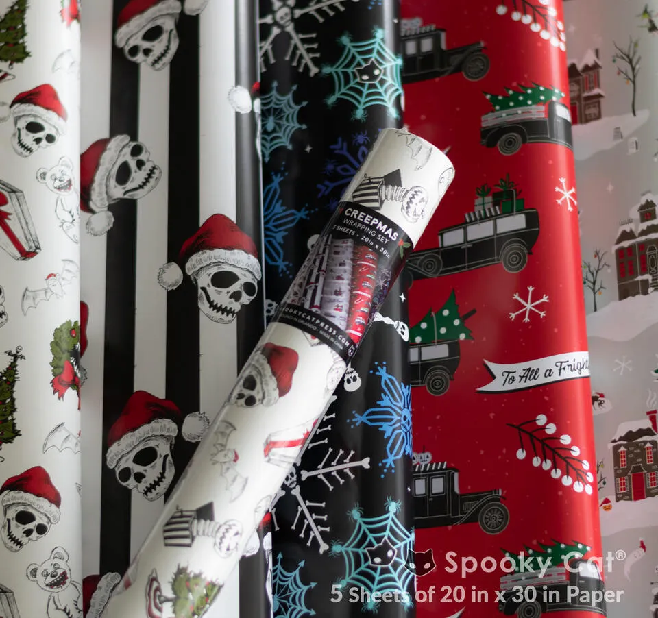 Creepmas Gift Wrap Set (5 Sheets)