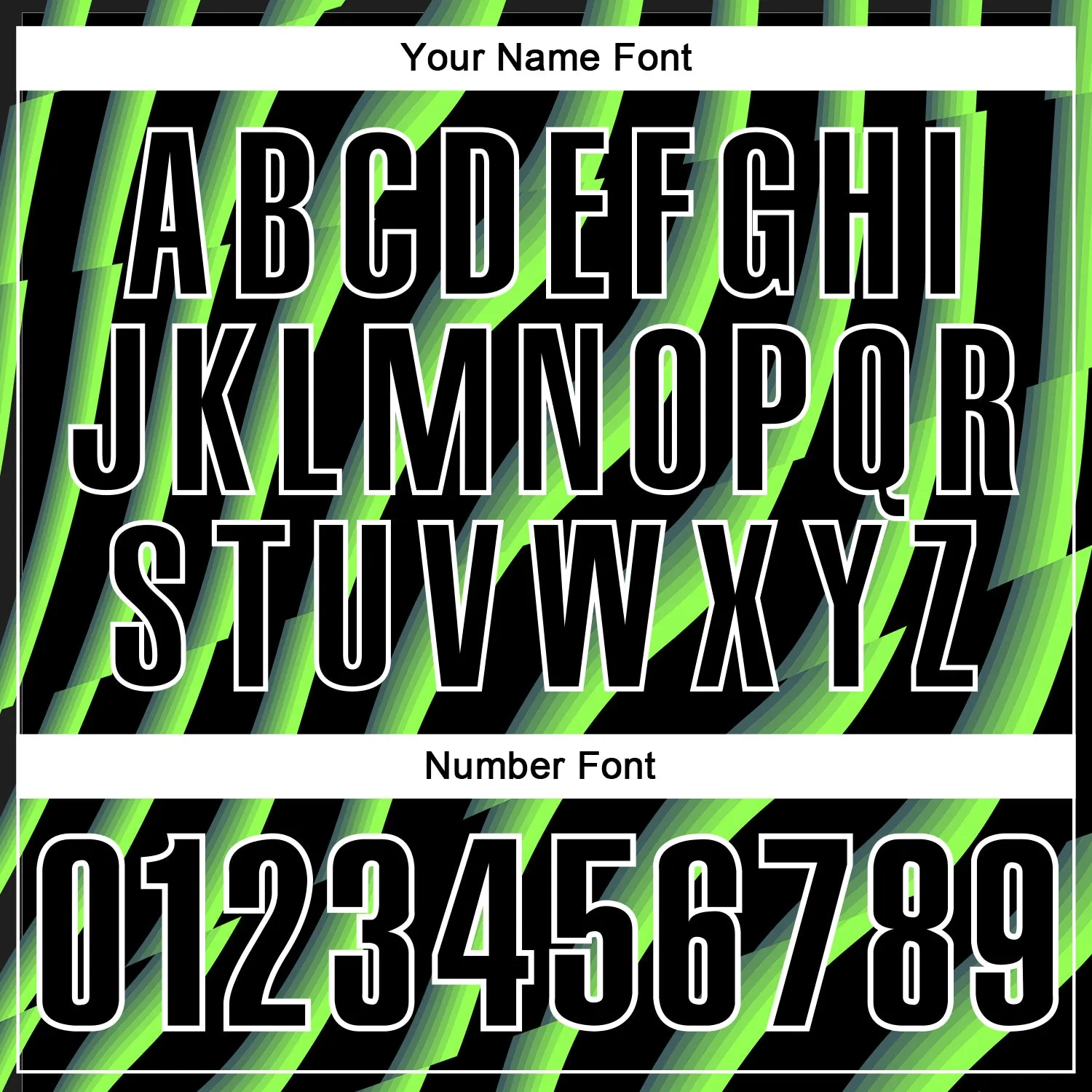 Custom Black Neon Green-White 3D Bowling Geometric Shape Performance Polo Shirt
