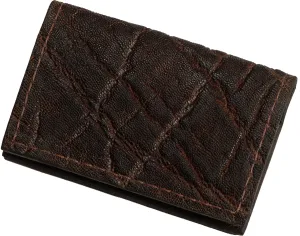 Dark Brown Elephant Credit Card & Business Card Wallet