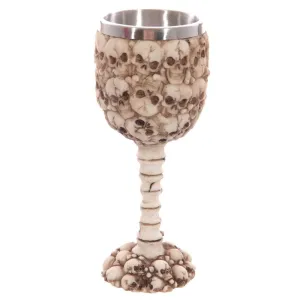 Decorative Multi Skull and Spine Goblet