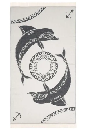 Delos | Feather Beach Towel