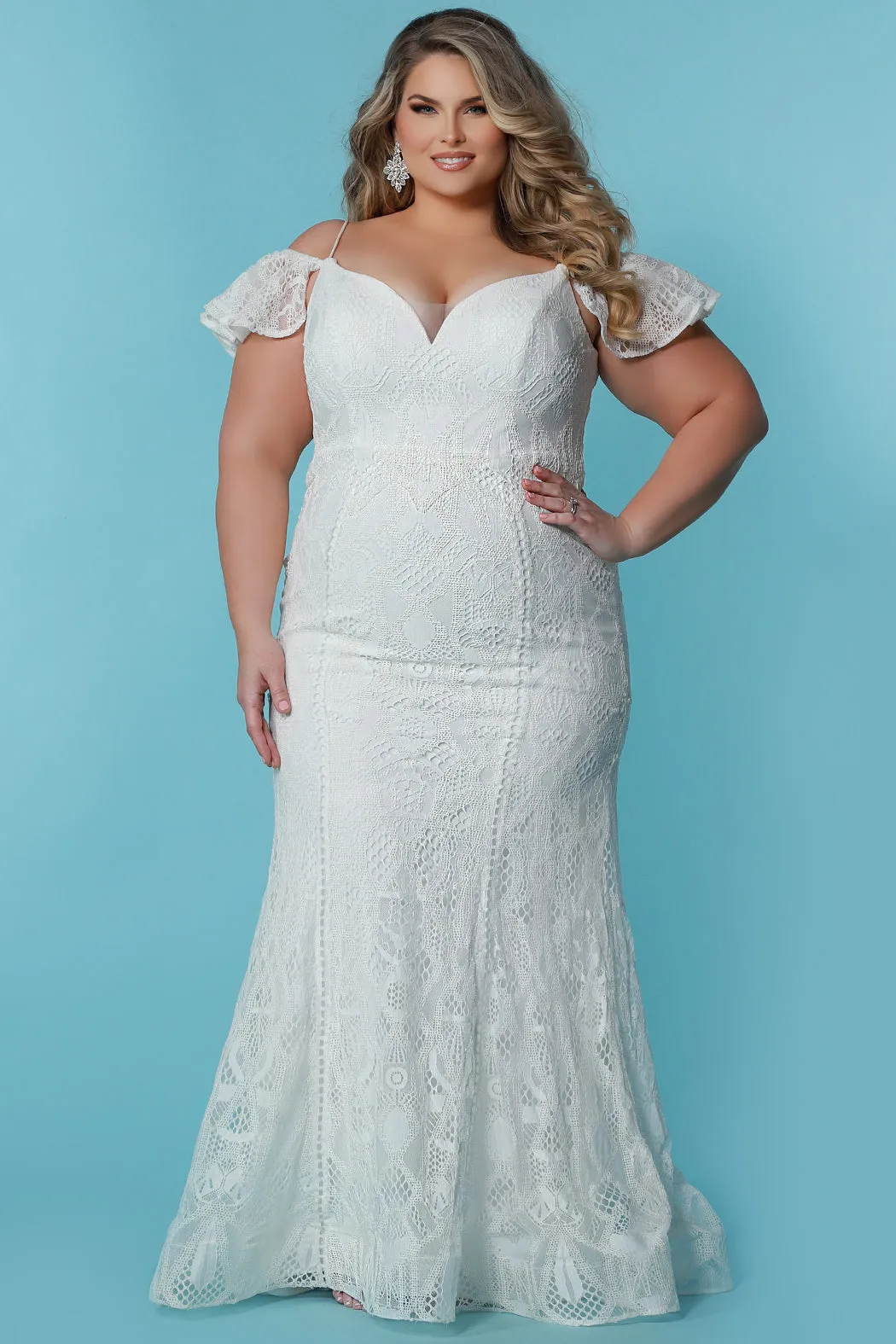 Discontinued Celeste Wedding Dress <br> SC5297