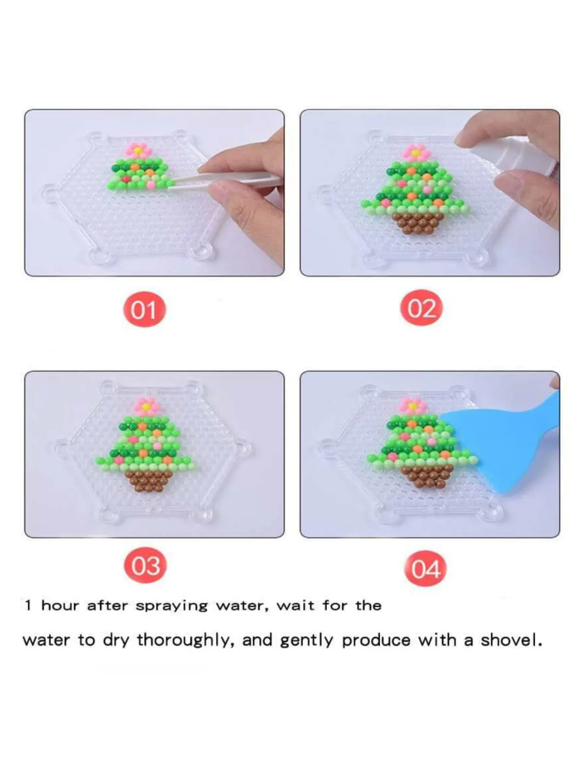 DIY Glow-in-the-Dark Magic Water Glue Beads 15-Color Craft Kit