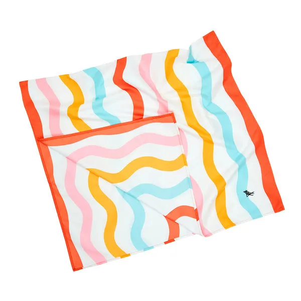 Dock & Bay Squiggle Face Kids Towel