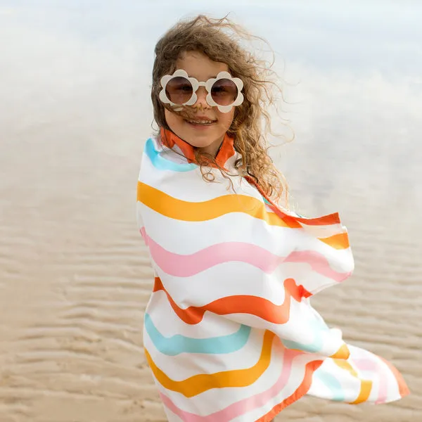 Dock & Bay Squiggle Face Kids Towel