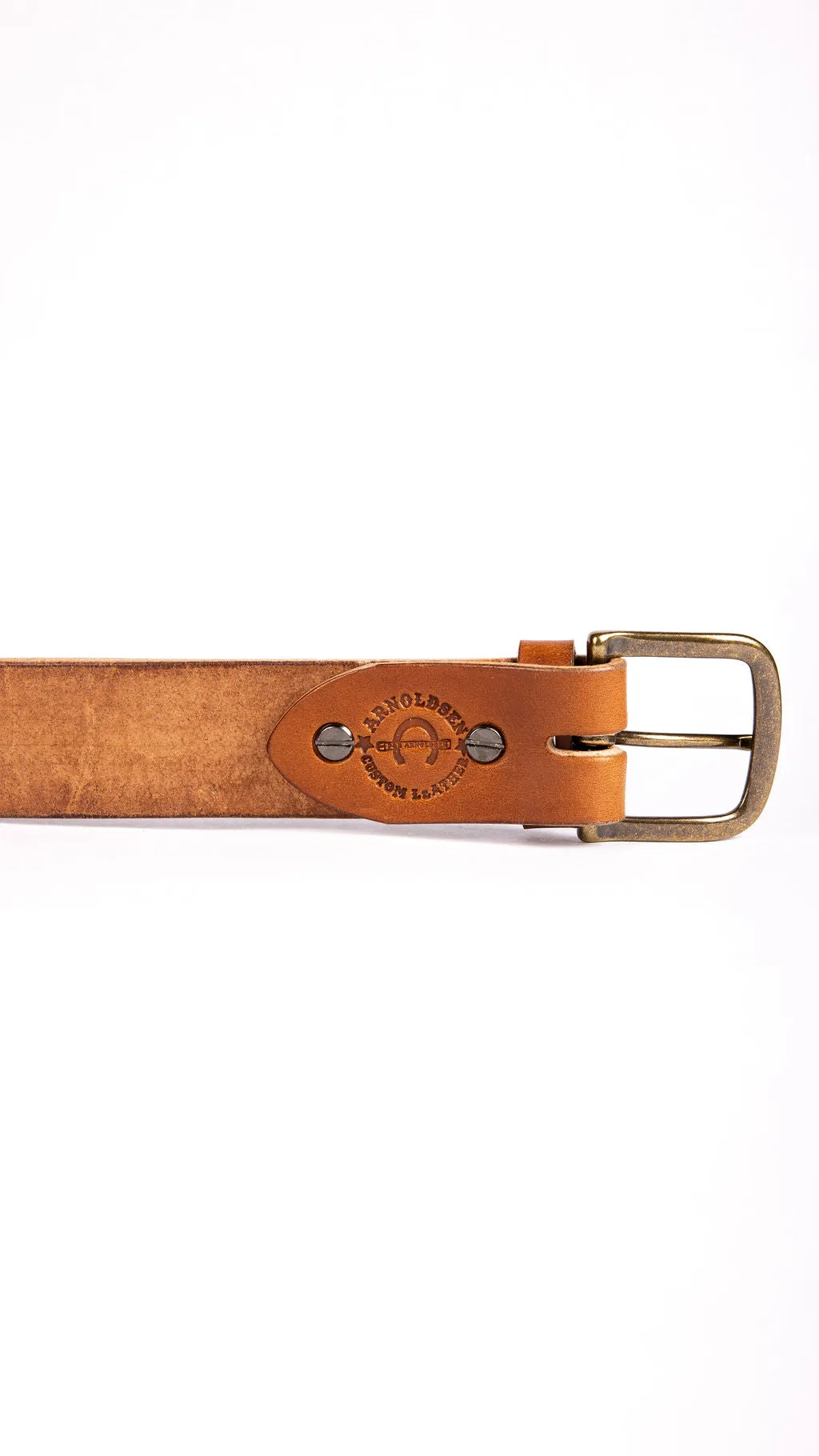 Double Stitched Buck Brown Belt