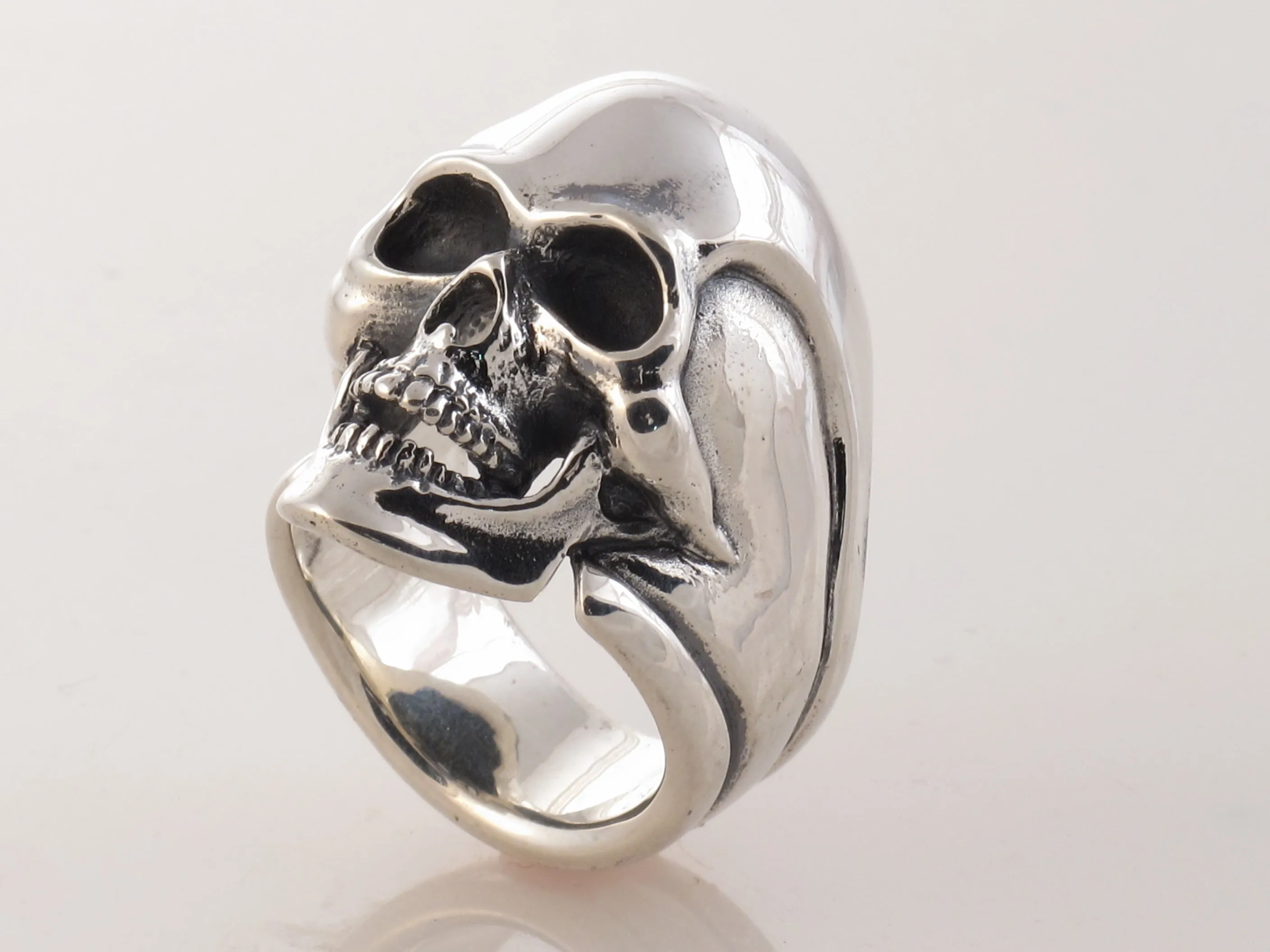 #DR - 12 High Profile  Skull Ring