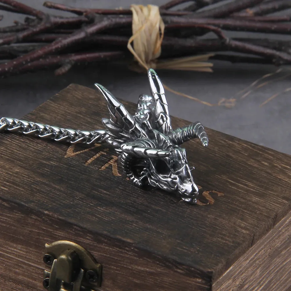Dragon Skull Necklace
