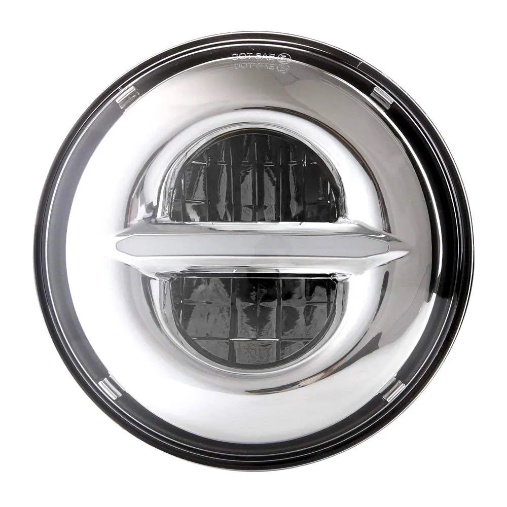 Eagle Lights Infinity Beam Series 7" Round LED Headlight for Harley Davidson and Indian Motorcycles