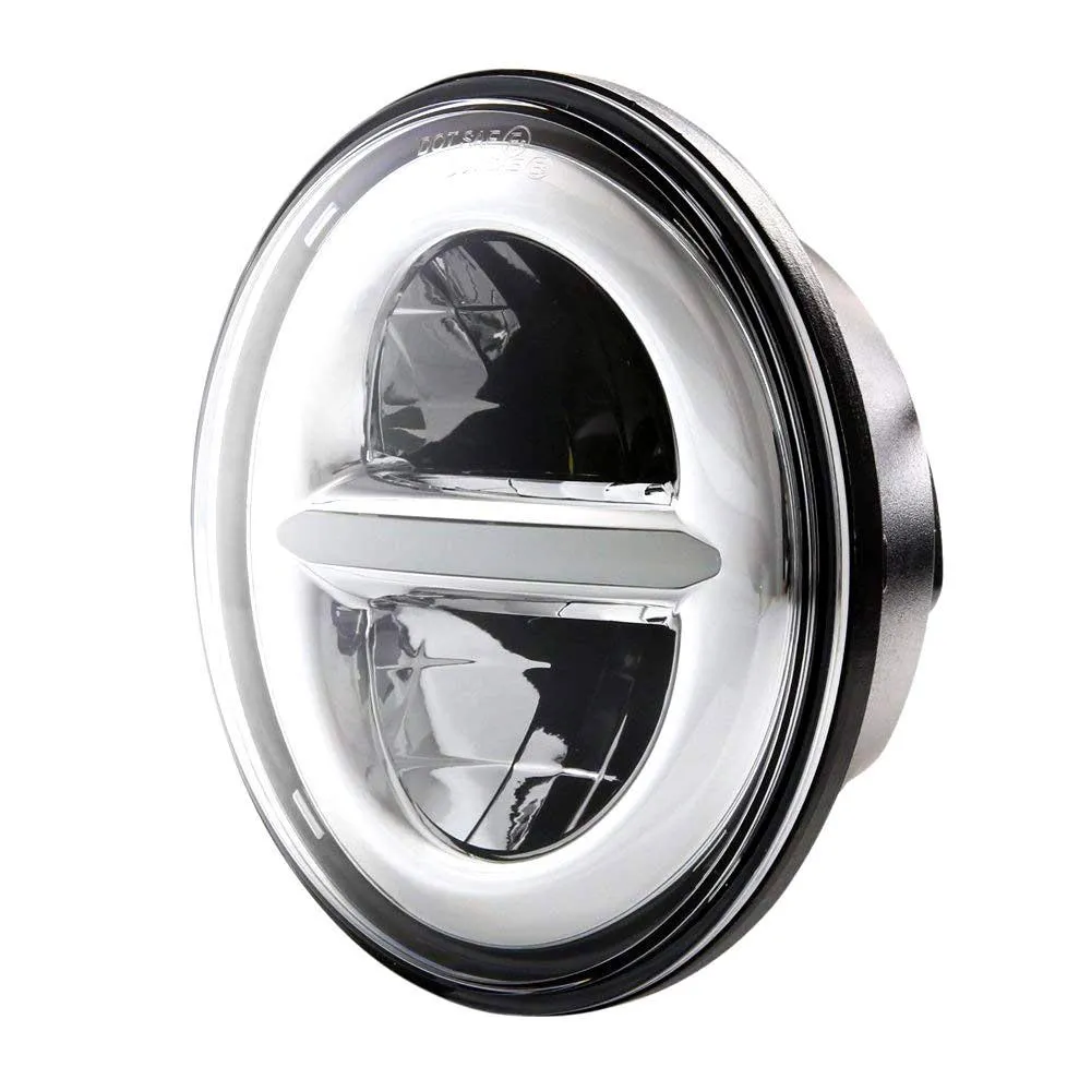 Eagle Lights Infinity Beam Series 7" Round LED Headlight for Harley Davidson and Indian Motorcycles