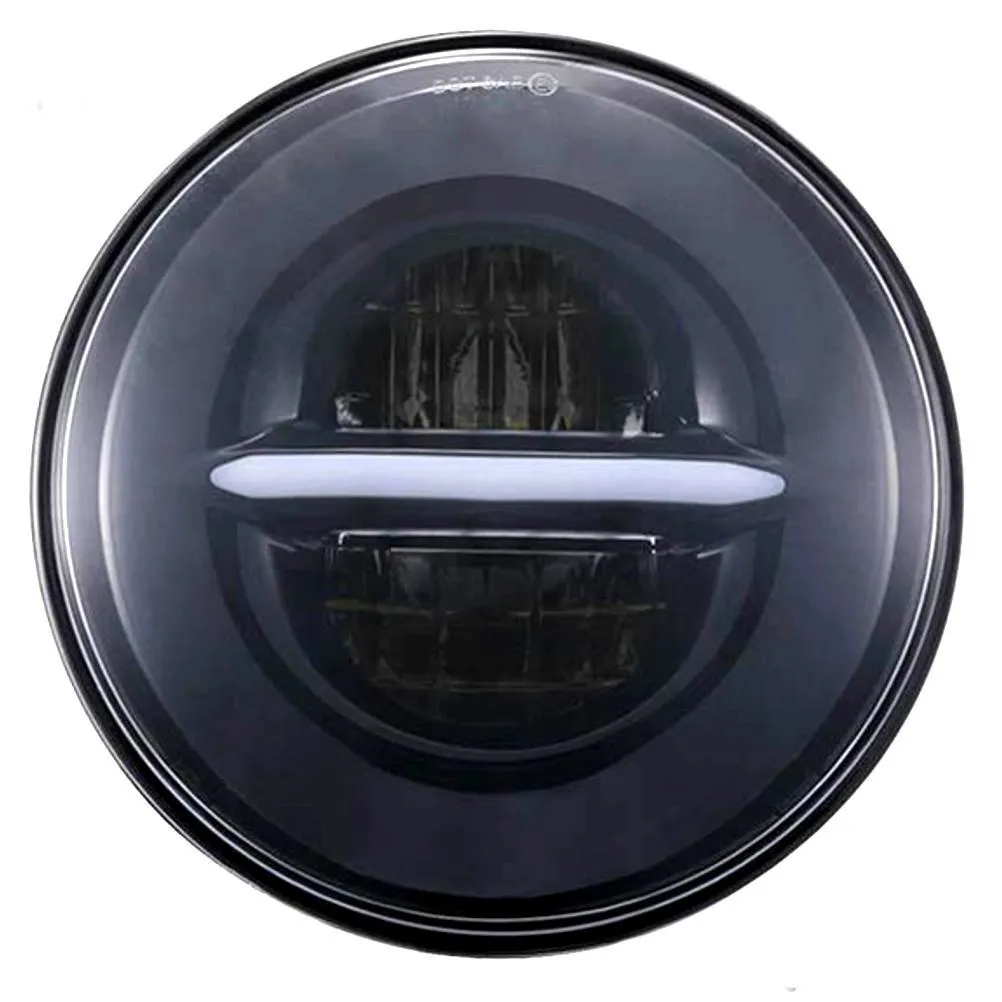 Eagle Lights Infinity Beam Series 7" Round LED Headlight for Harley Davidson and Indian Motorcycles