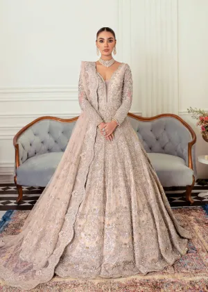 Embroidered Ivory Lehenga Bridal Wedding Dress #BN1221