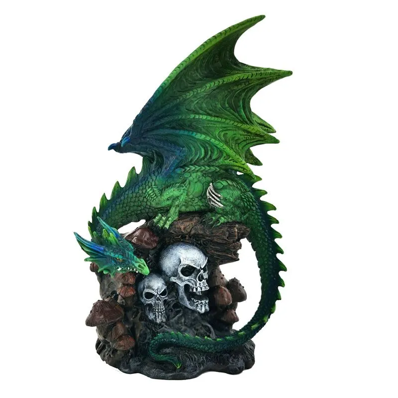 Emerald Skull Dragon - Enchanted Nightmare - Spirit of the Forest