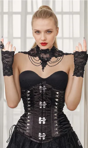 Emerson Criss Cross Underbust Gothic Corset