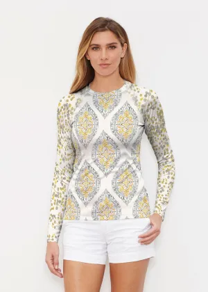 Etched Motif (8014) ~ Long Sleeve Rash Guard