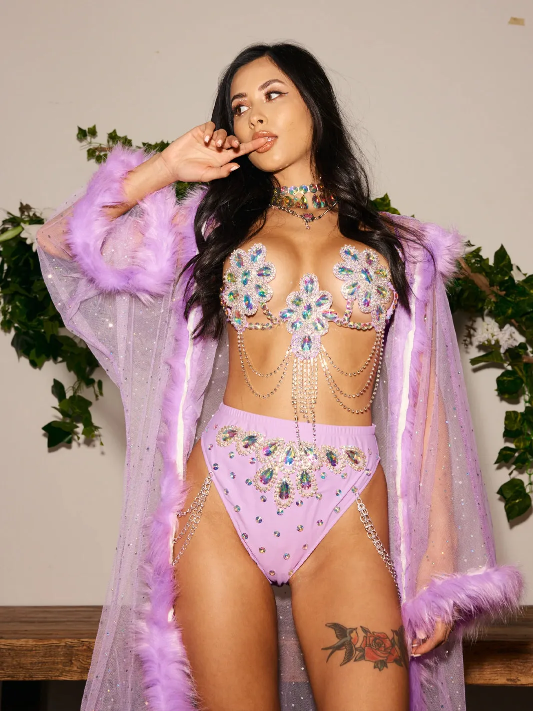 FANTASY CARNIVAL BRA - LILAC