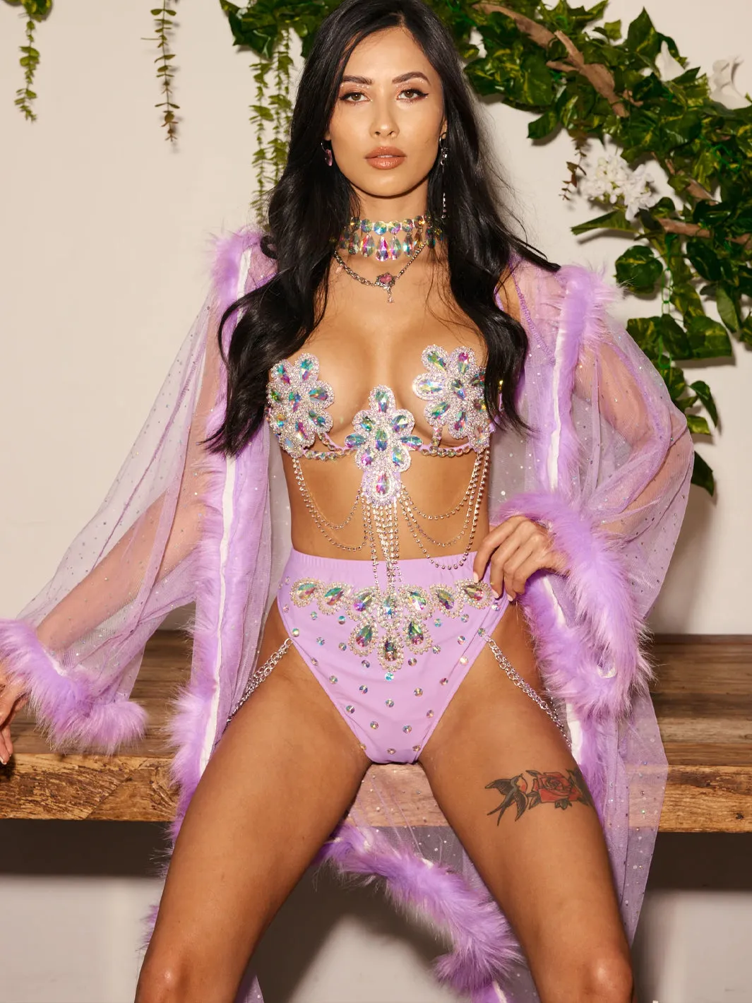 FANTASY CARNIVAL BRA - LILAC