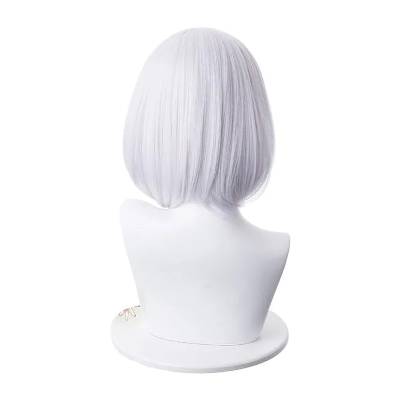 FGO Fate Grand Order Assassin Kama 35cm Short Silver Grey Halloween Cosplay Wigs