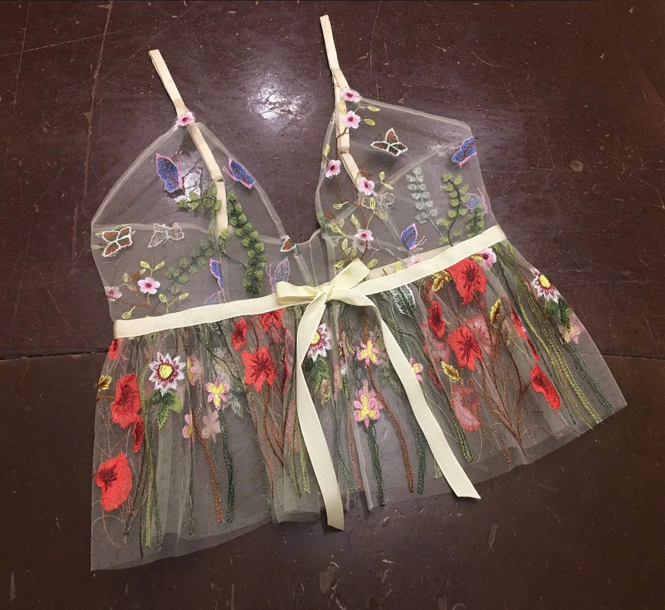Flower Child Tulle Camisole