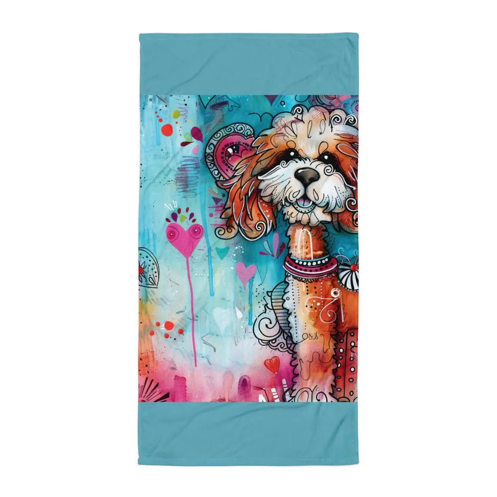 Fluffy Dog Beach Towel