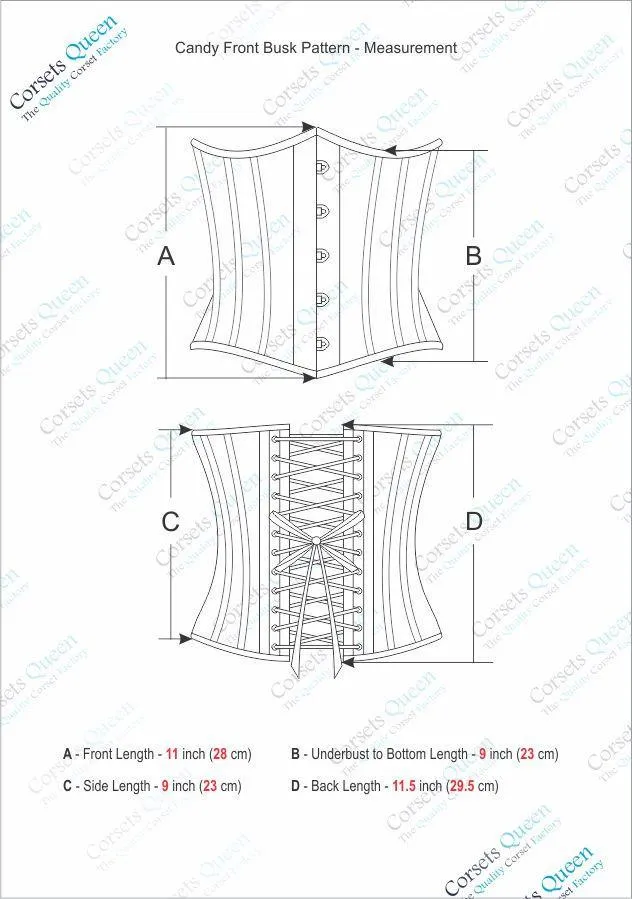 Fredricka Gothic Underbust Corset