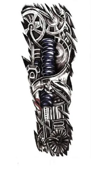 Full Arm Temporary Tattoo Art Sticker Waterproof Easy to apply Looks real