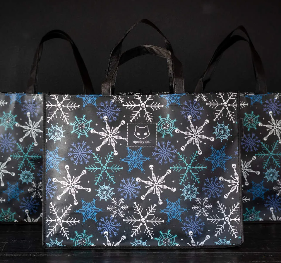 Gothic Snowflake Tote Bag