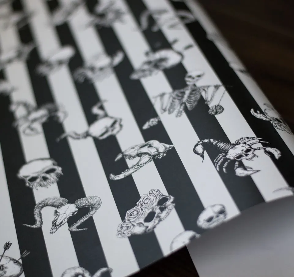 Gothic Stripe Zodiac Gift Wrap (1 Sheet)