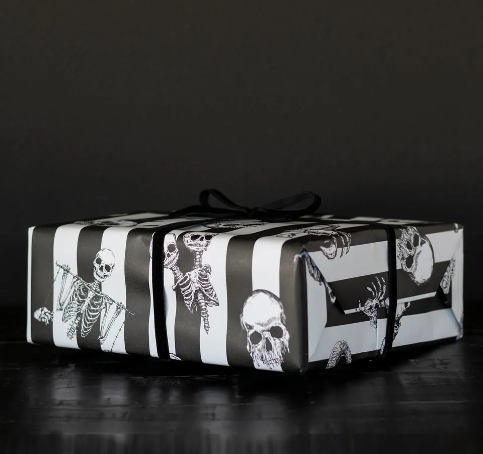 Gothic Stripe Zodiac Gift Wrap (1 Sheet)