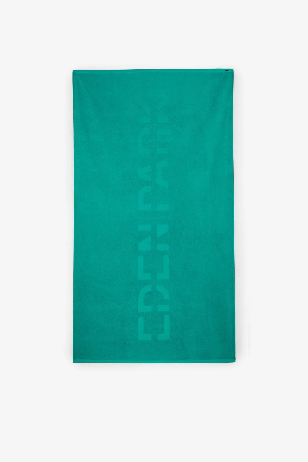 Green beach towel