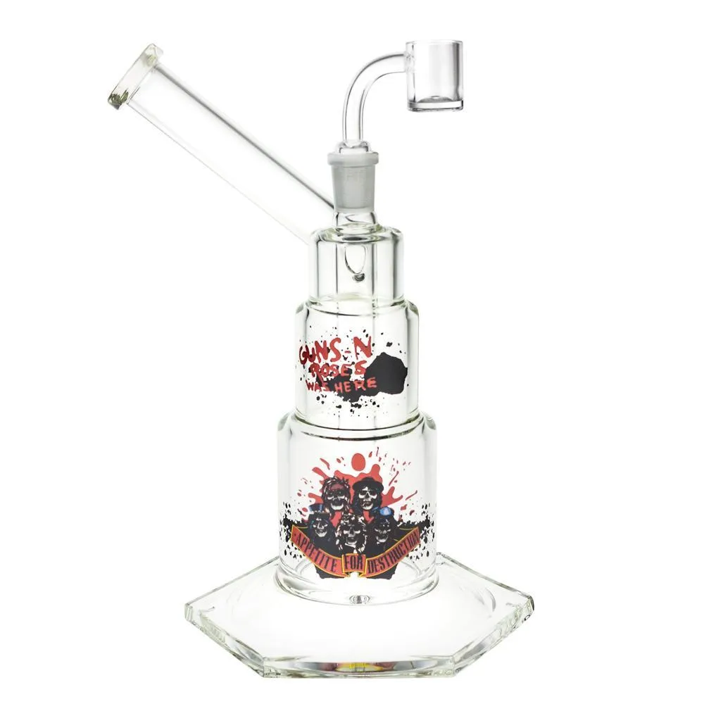 Gun's N' Roses-"Appetite For Destruction"-10"-Hex Base-Dab Rig-1 Count