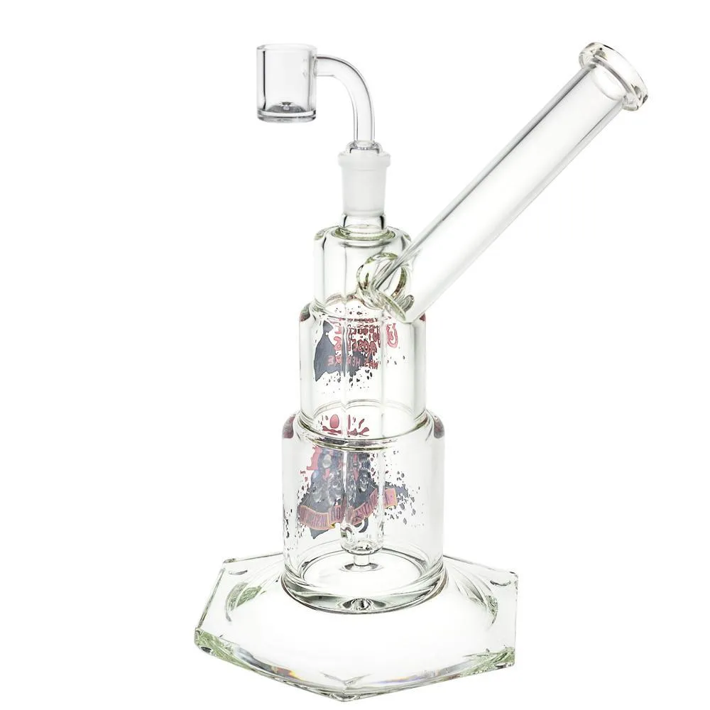 Gun's N' Roses-"Appetite For Destruction"-10"-Hex Base-Dab Rig-1 Count