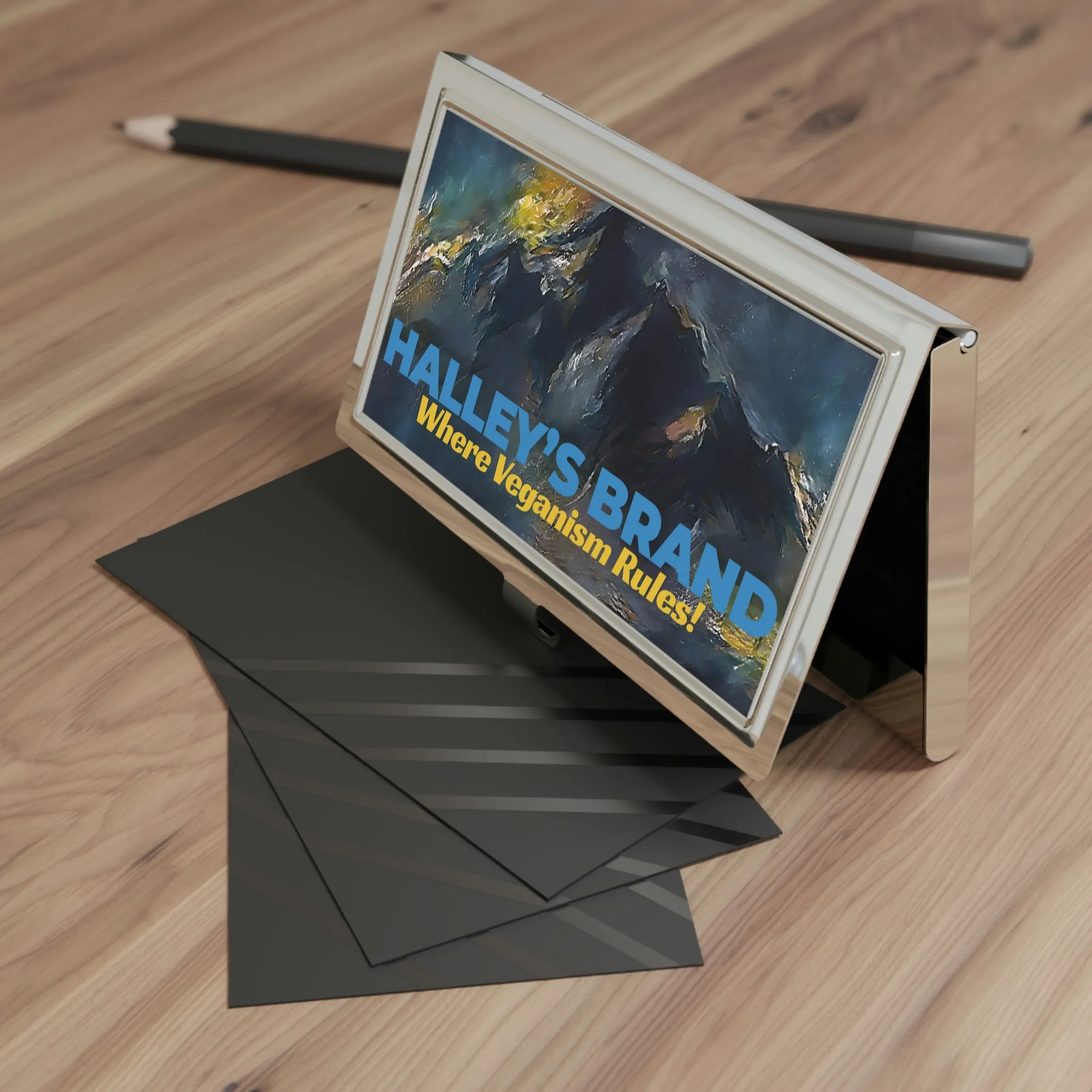 Halley's Brand Business Card Holder