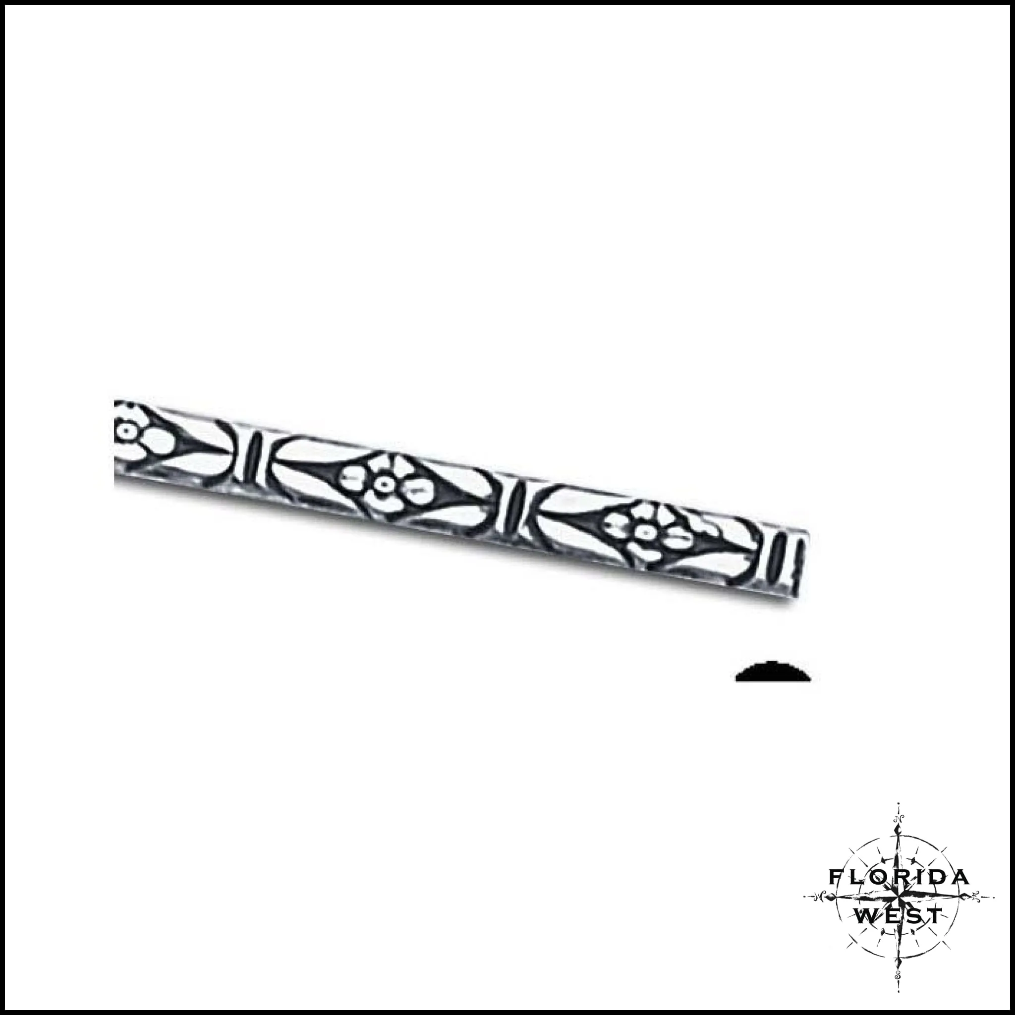 Hammered Pattern Sterling Cross Necklace